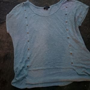 Sky Blue Crop Top